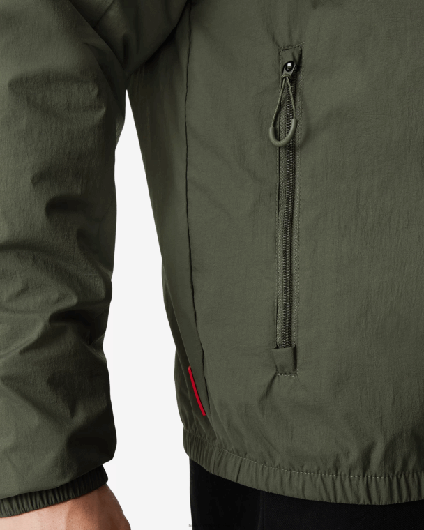 X226V606 reisjack van gerecycled nylon Heren Hunter korstmos groen