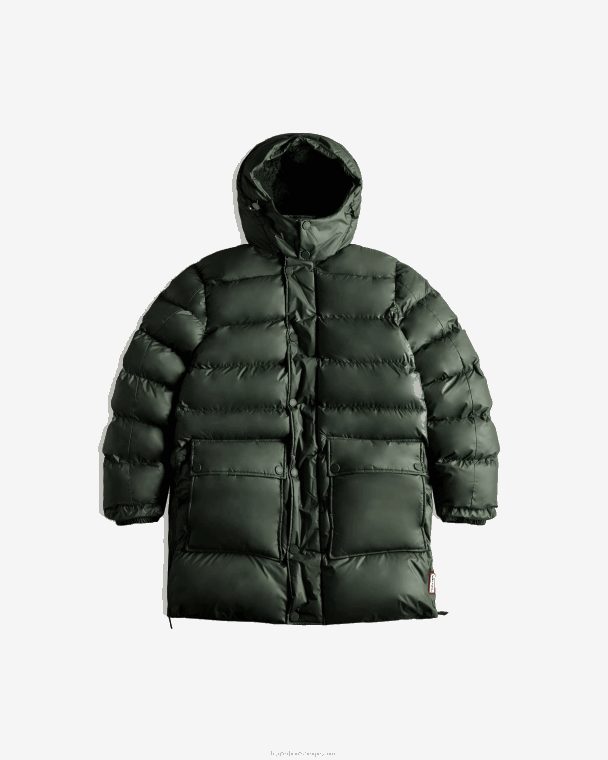 X226V615 geïsoleerde rubberen puffer jas Heren Hunter arctisch mosgroen