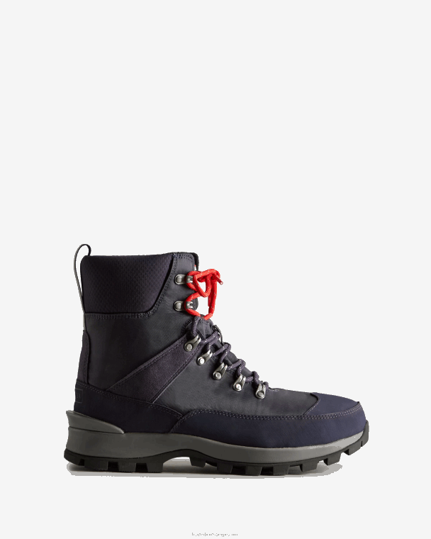 X226V574 geïsoleerde commandolaarzen van gerecycled polyester Heren Hunter marine/blauw mineraal