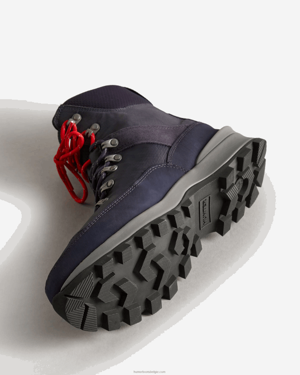 X226V574 geïsoleerde commandolaarzen van gerecycled polyester Heren Hunter marine/blauw mineraal