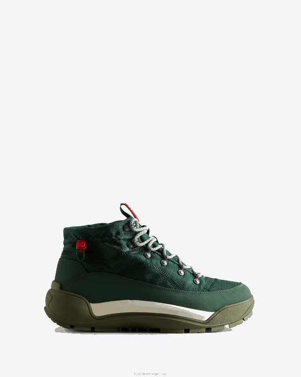 X226V577 reis ontdekkingsreiziger commando laarzen met veters Heren Hunter struikgewas groen/gearceerd wit/lineaire regenboog