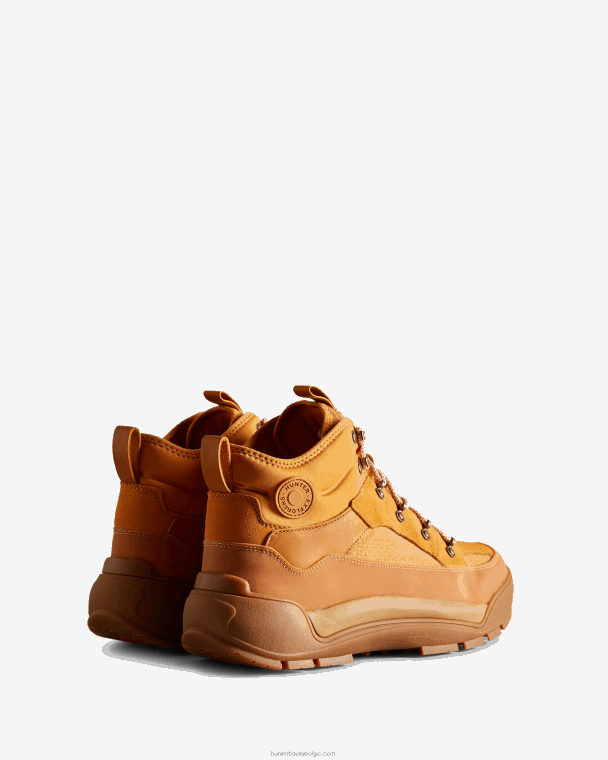 X226V590 urban explorer leren commandolaarzen met veters Heren Hunter folk amber/gom