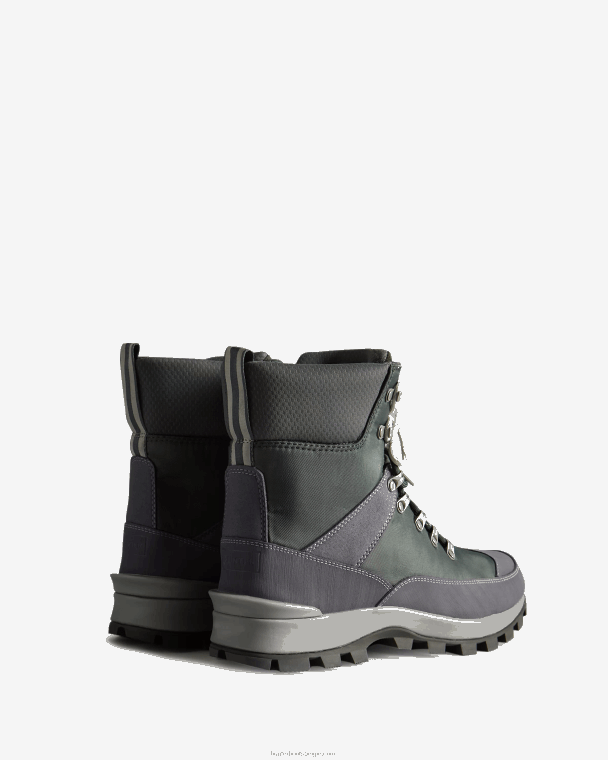 X226V591 geïsoleerde commandolaarzen van gerecycled polyester Heren Hunter arctic mosgroen/henson marineblauw