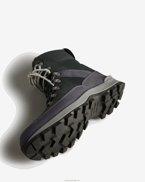 X226V591 geïsoleerde commandolaarzen van gerecycled polyester Heren Hunter arctic mosgroen/henson marineblauw