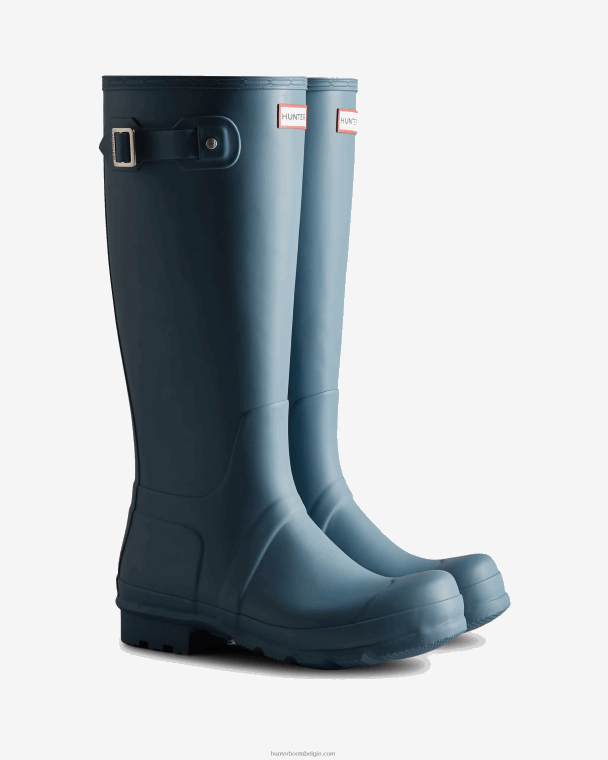 X226V515 originele hoge regenlaarzen Heren Hunter geleend blauw