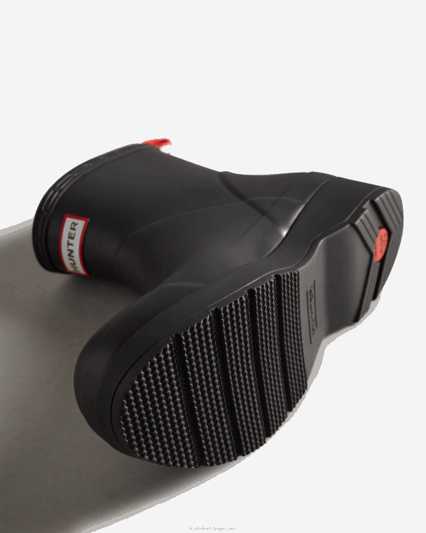 X226V525 speel korte regenlaarzen Heren Hunter zwart