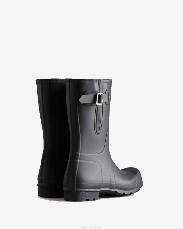 X226V544 korte zijwaarts verstelbare regenlaarzen Heren Hunter leigrijs