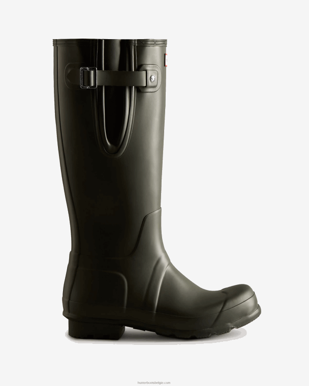 X226V562 hoge zijwaarts verstelbare regenlaarzen Heren Hunter donkere olijf
