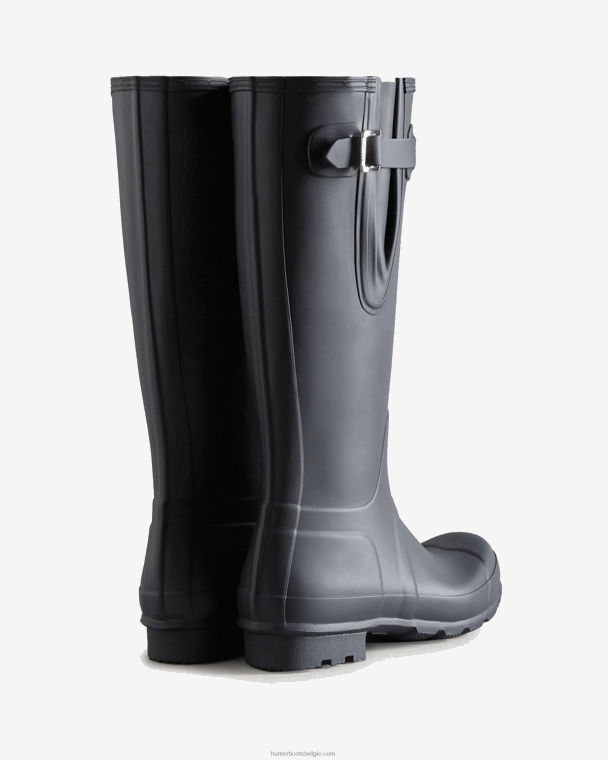 X226V563 hoge zijwaarts verstelbare regenlaarzen Heren Hunter marine