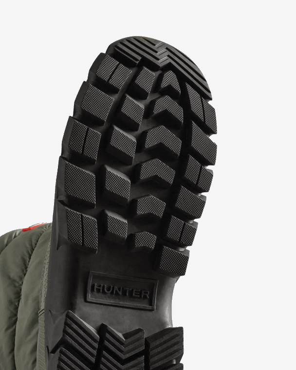X226V532 onverschrokken geïsoleerde korte snowboots Heren Hunter stedelijk grijs/zwart