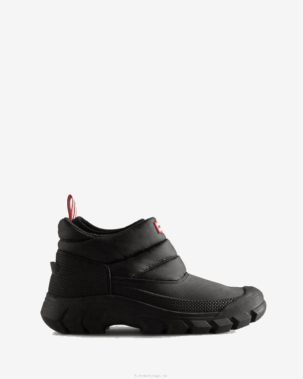 X226V533 onverschrokken geïsoleerde snowboots met enkels Heren Hunter zwart