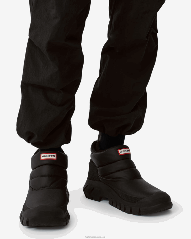 X226V533 onverschrokken geïsoleerde snowboots met enkels Heren Hunter zwart