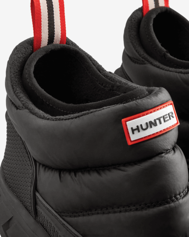 X226V533 onverschrokken geïsoleerde snowboots met enkels Heren Hunter zwart
