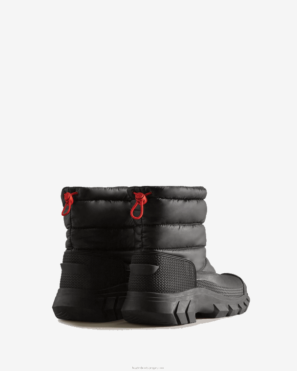 X226V540 onverschrokken geïsoleerde korte snowboots Heren Hunter zwart