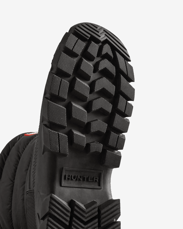 X226V540 onverschrokken geïsoleerde korte snowboots Heren Hunter zwart