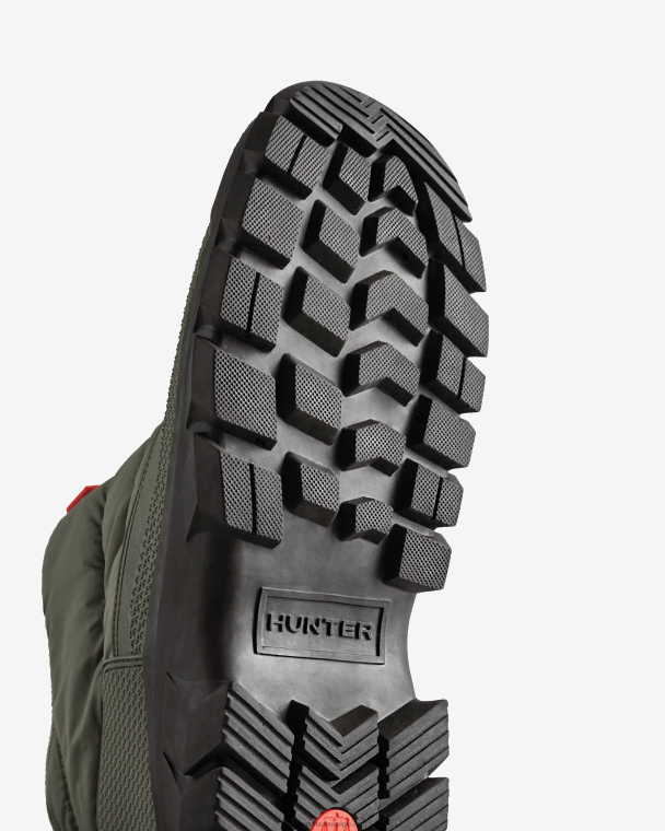 X226V541 onverschrokken geïsoleerde snowboots met enkels Heren Hunter stedelijk grijs/zwart