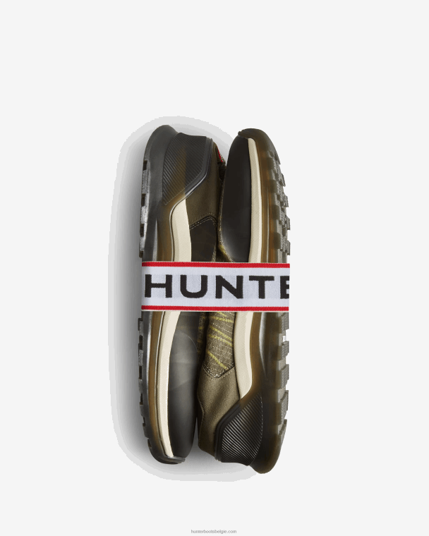 X226V584 reis sneaker Heren Hunter korstmos groen/struikgewas groen/gearceerd wit/zwart