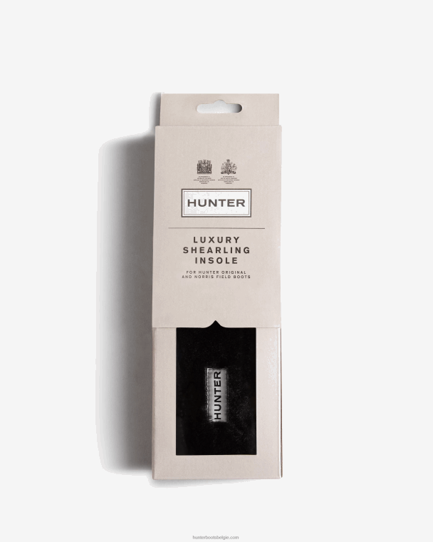X226V385 originele luxe schapenvacht inlegzolen Heren Hunter zwart