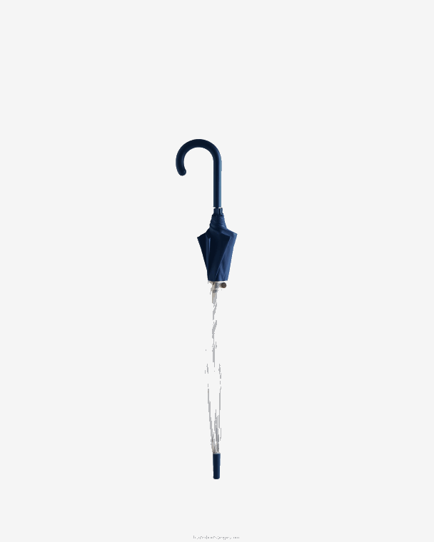 X226V455 transparante snor bubbelparaplu Heren Hunter marine
