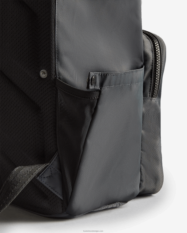 X226V421 nylon pionier rugzak met topclip Heren Hunter marine