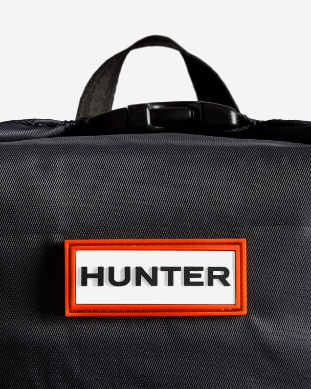 X226V425 mini nylon pionier rugzak met topclip Heren Hunter marine