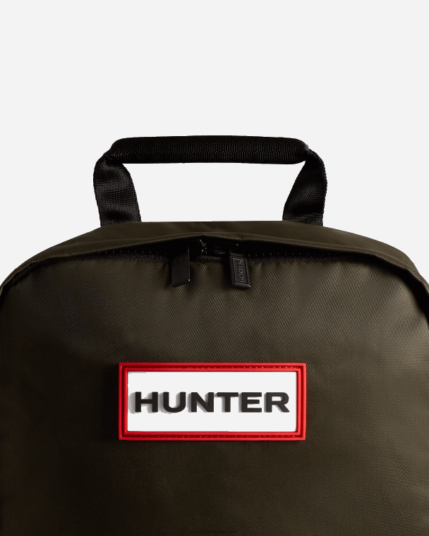 X226V431 nylon rugzak Heren Hunter donkere olijf