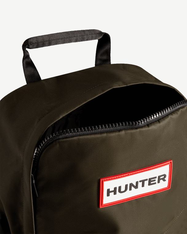 X226V431 nylon rugzak Heren Hunter donkere olijf