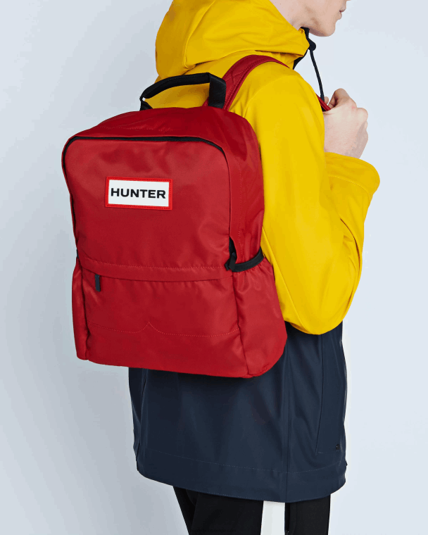 X226V432 nylon rugzak Heren Hunter militair rood