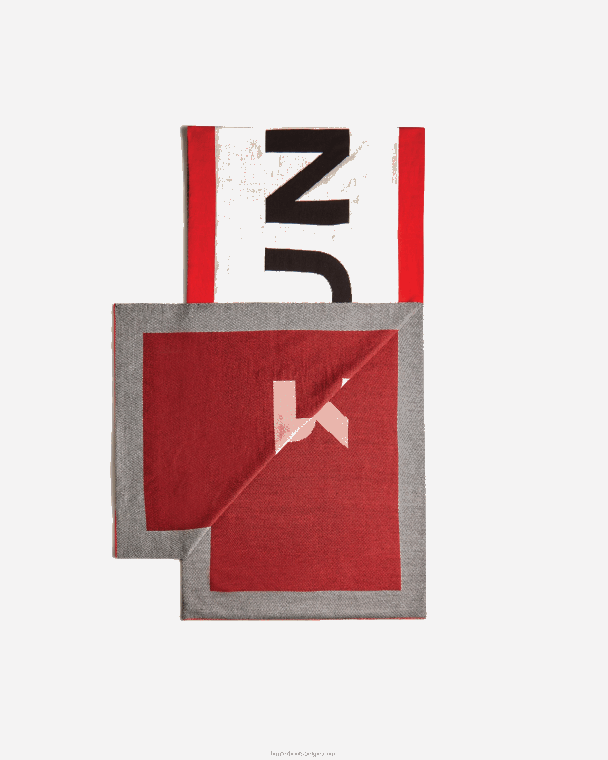 X226V440 merk sjaal Heren Hunter embleem rood