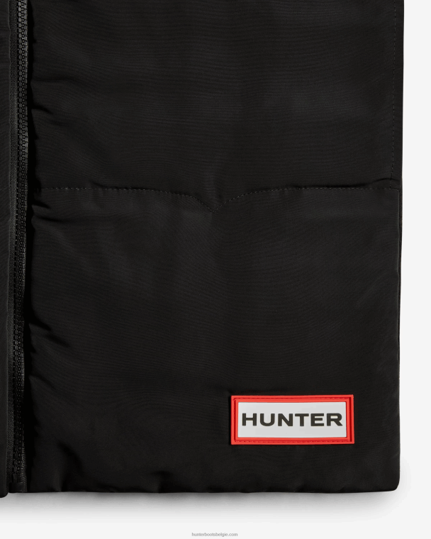 X226V495 onverschrokken sjaal met ritssluiting Heren Hunter zwart