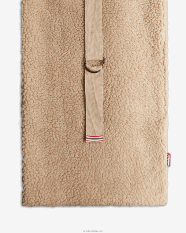 X226V496 Wanderer vegan shearling doortreksjaal Heren Hunter witte wilg