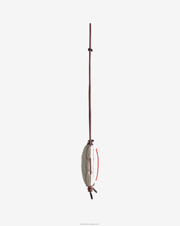 X226V378 telefoonhoesje van gerecycled ripstop nylon voor op reis Heren Hunter wit/rood dooslogo