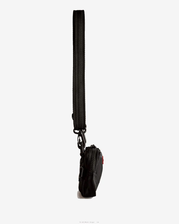 X226V394 nylon keeper telefoonzakje Heren Hunter zwart