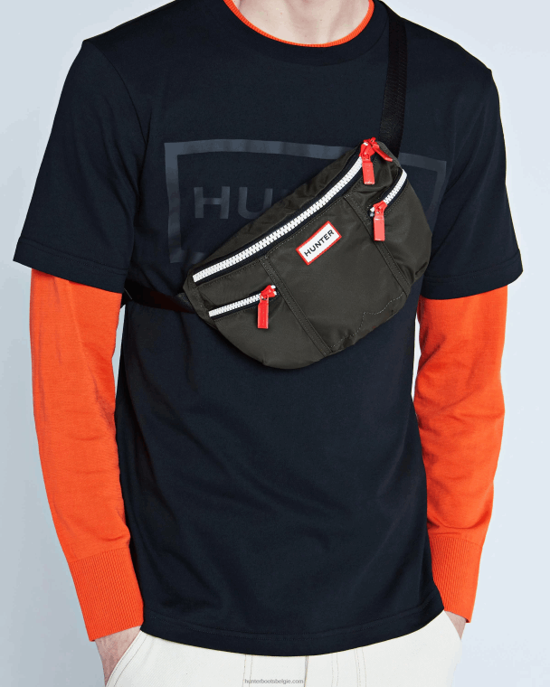 X226V438 heuptasje Heren Hunter donkere olijf