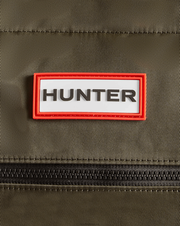 X226V458 nylon medium top clip draagtas Heren Hunter donkere olijf