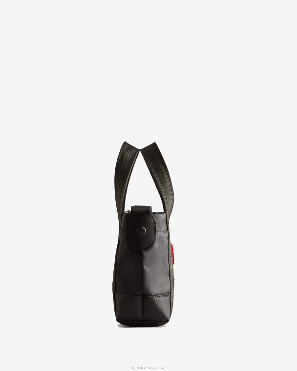 X226V461 nylon draagtas met minitopclip Heren Hunter zwart