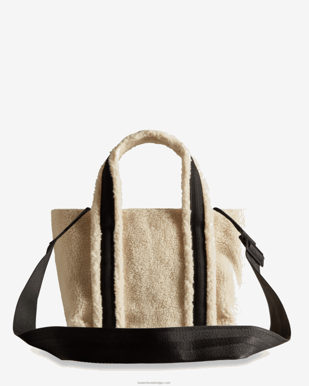 X226V499 Wanderer vegan shearling mini draagtas Heren Hunter witte wilg