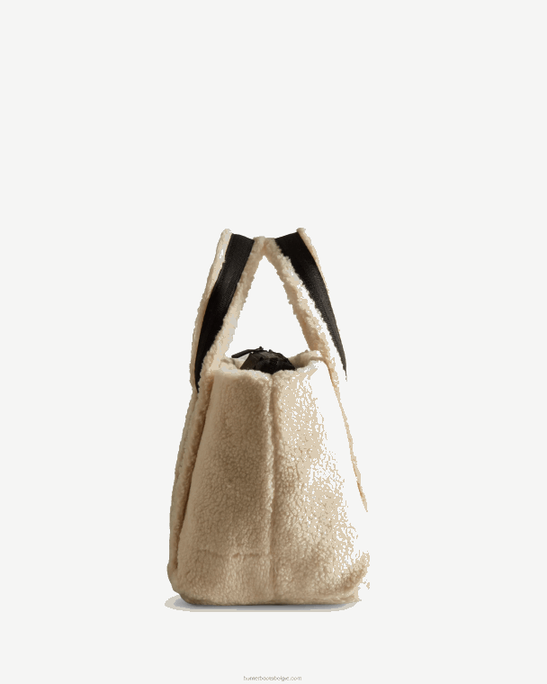 X226V499 Wanderer vegan shearling mini draagtas Heren Hunter witte wilg