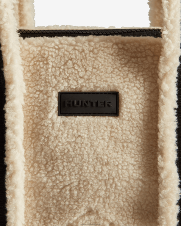 X226V499 Wanderer vegan shearling mini draagtas Heren Hunter witte wilg