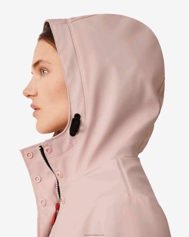 X226V332 lichtgewicht waterdichte regenjas vrouwen Hunter vervaagde roos