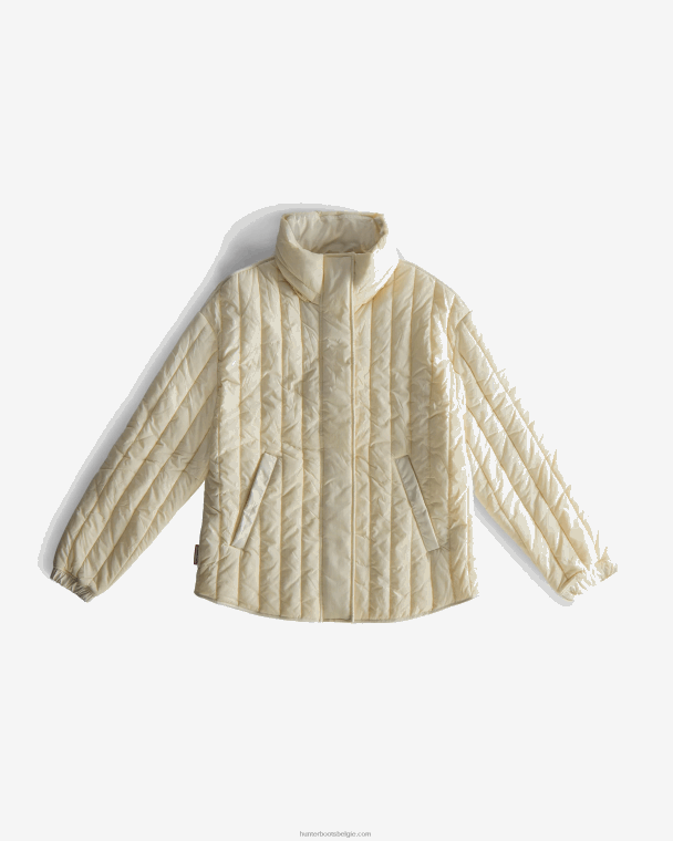 X226V349 ontdekkingsreiziger gewatteerd jack van gerecycled nylon vrouwen Hunter zacht zand