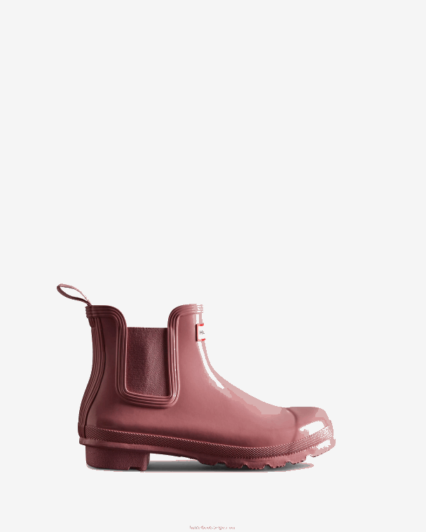 X226V157 originele hoogglans chelsea laarzen vrouwen Hunter paars getuft