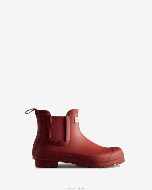 X226V158 originele chelsea laarzen vrouwen Hunter militair rood