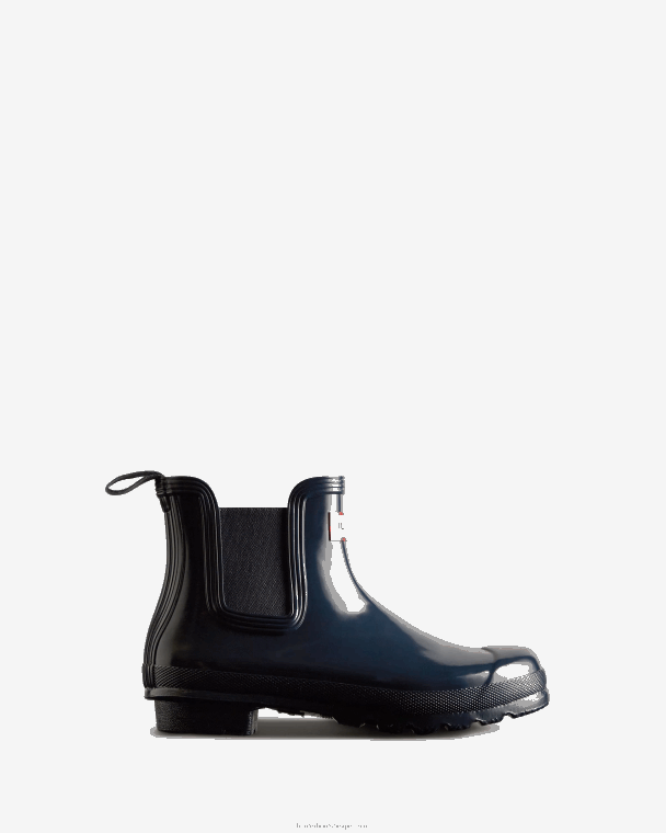 X226V216 originele hoogglans chelsea laarzen vrouwen Hunter marine