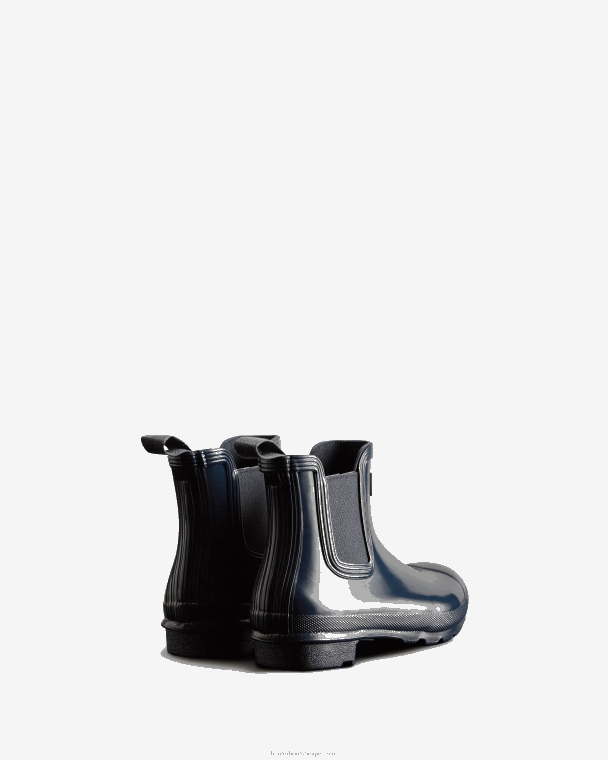 X226V216 originele hoogglans chelsea laarzen vrouwen Hunter marine