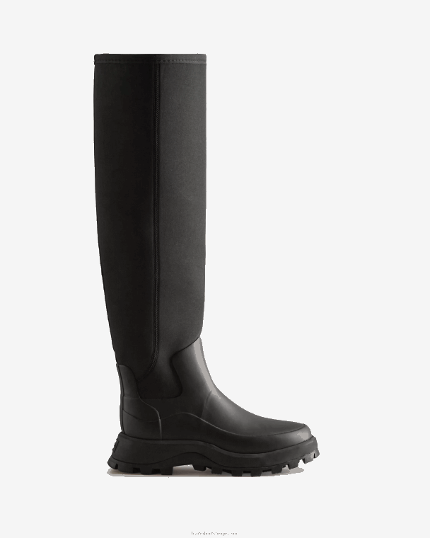 X226V196 city ​​explorer lange laarzen van neopreen vrouwen Hunter zwart