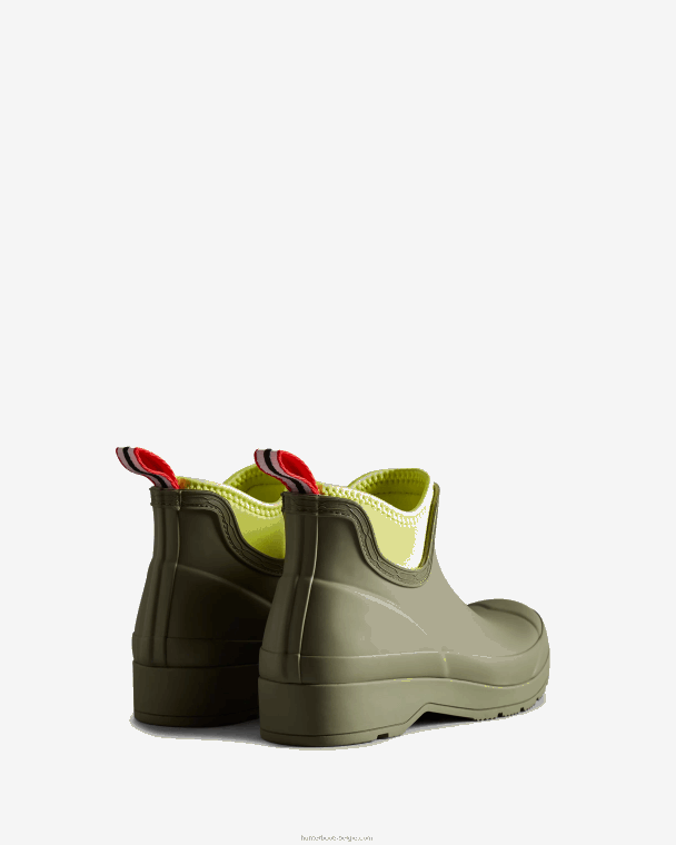 X226V54 neopreen chelsea boots spelen vrouwen Hunter korstmos groen/pittig geel