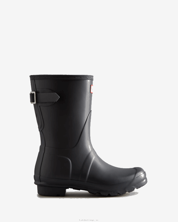 X226V124 verstelbare regenlaarzen met korte rug vrouwen Hunter leigrijs