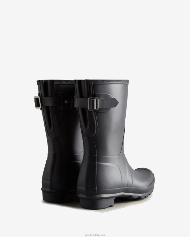 X226V124 verstelbare regenlaarzen met korte rug vrouwen Hunter leigrijs