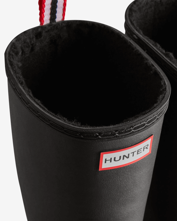 X226V152 speel vegan shearling geïsoleerde hoge regenlaarzen vrouwen Hunter